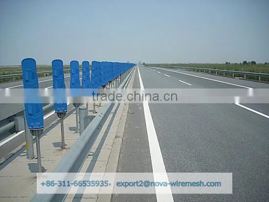 Factory price galvanized highway guardrail