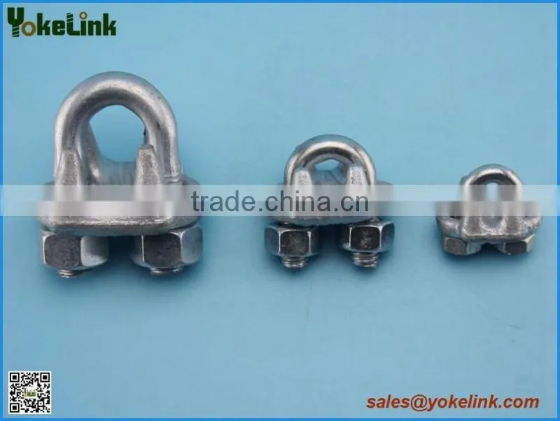 Malleable wire rope clamp /wire rope clip