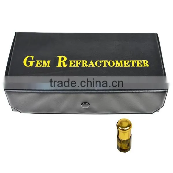 Gemology Gemstone Gemalogical Gem Refractometer w/ Monochromatic Light Filter + Polarizing Lens 1.30 ~ 1.81 RI Range