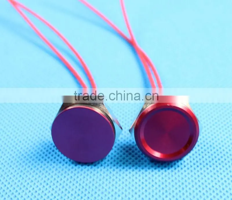Daier 16mm stainless steel waterproof piezo switch