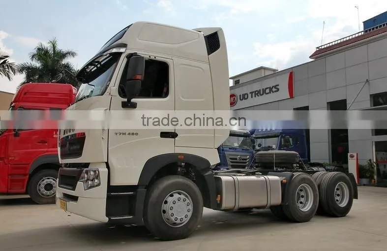 High Quality HOWO T7H Tractor Truck Head 480hp 6X2