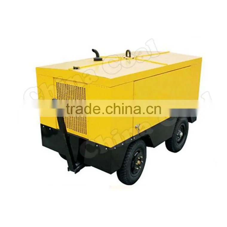 Mining Use Diesel Mobile Air Compressor With Best Price For Jack Hammer