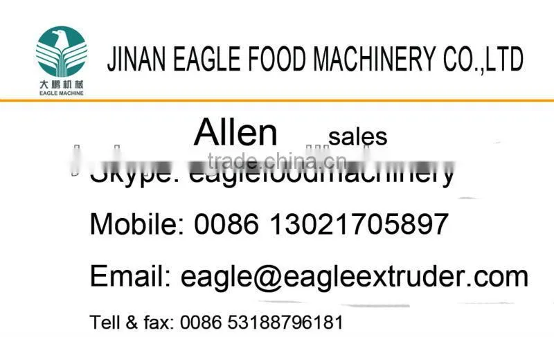 Jinan Eagle Cheese corn cheetos manufacturing extruder machines