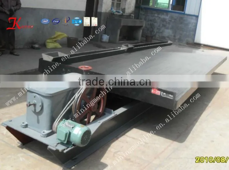 Reliable Ore Shaking Table for Gold Concentration