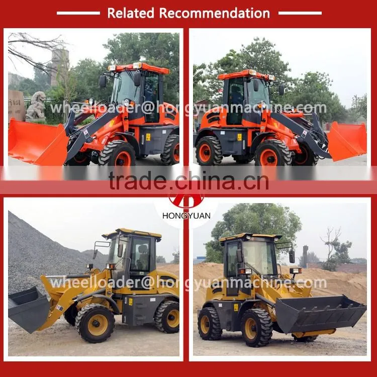 HY8600 high capacity 1t 4 wheel drive sugarcane loader/wheel drive