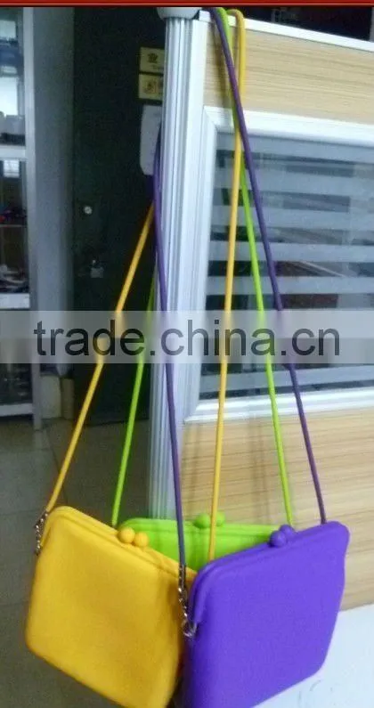 2012 Free packing Latest Fashion Silicone Ladies Handbag