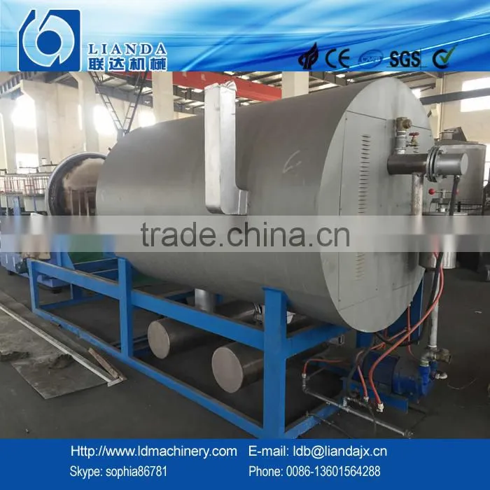 Filter net vacuum cleaning system for fiber machine