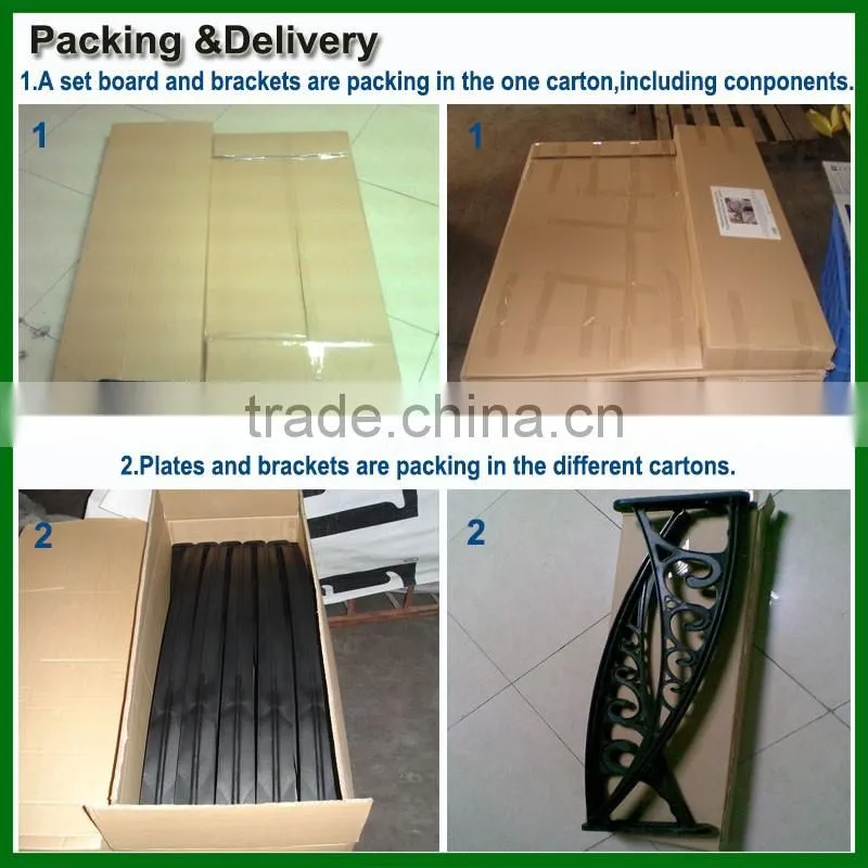 American 800mm outdoor pc sheet awning &canopy