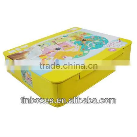 children Puzzles packing tin box