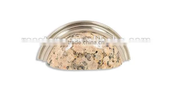 cup pull-MN-BN granite pull cup pull brushed nickel for kitchen and bathroom