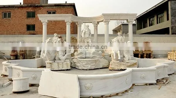 Large Italian marble fountain, Fontana di Trevi Fountain