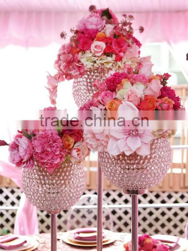 wedding table ball centerpiece candle holder