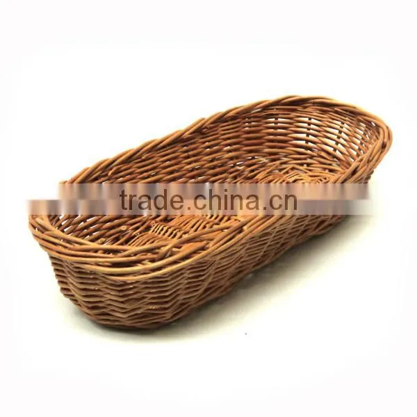 Long wicker bread baskets for sale