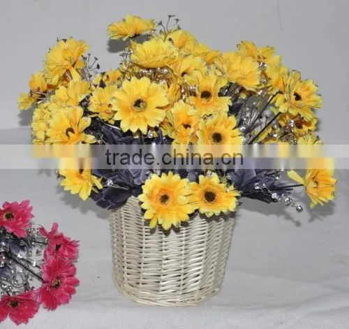 wicker plant baskets as home garden decor from manufacturer