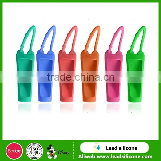 silicone lip balm holder silicone lip gloss holder silicone lipstick cover