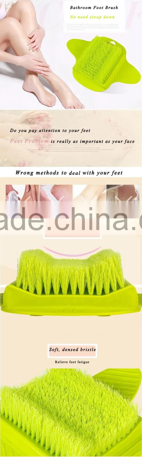 Factory Wholesale Shower Clean Exfoliate Foot Massage Brush