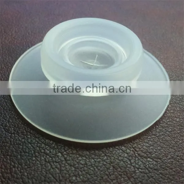 Custom made X punching slit soft silicone dispensing valve for squeeze bottle