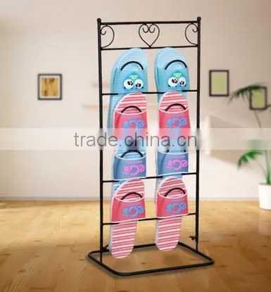 Shoe hanging DIY liivng room furniture metal wire shoe and slipper holder
