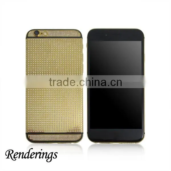 Hot new products for 2015 for iphone 6s/6s plus gold housing replacement,for iphone 6s diamond housing