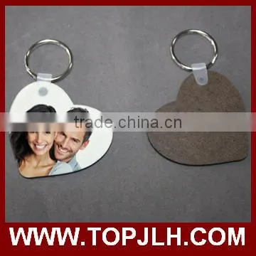 Chinese supplier new products sublimation key chain for couples gift