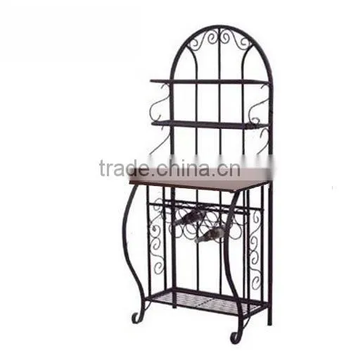 Kitchen Storage Rack Shelf Bar Bottle holder