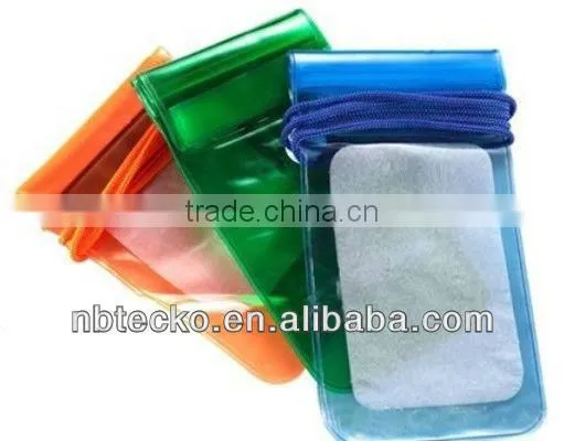 Promotional cheap price portable mobile phone PVC waterproof pouch