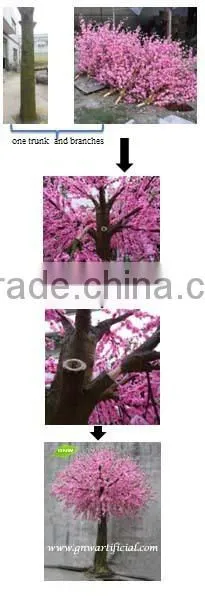 GNW BLS053-2 flowering wistaria artificial trees centerpieces for wedding home decoration