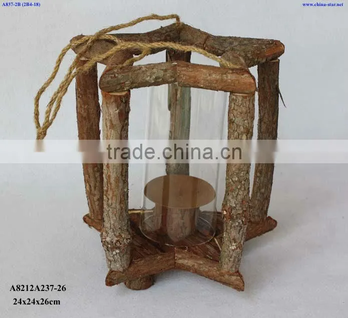 wooden christmas lantern