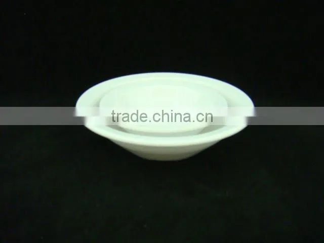 round melamine sauce dish