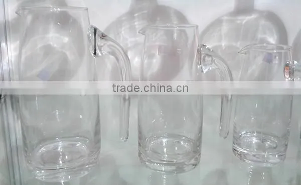 Different size glass jar liquids glass juice jar