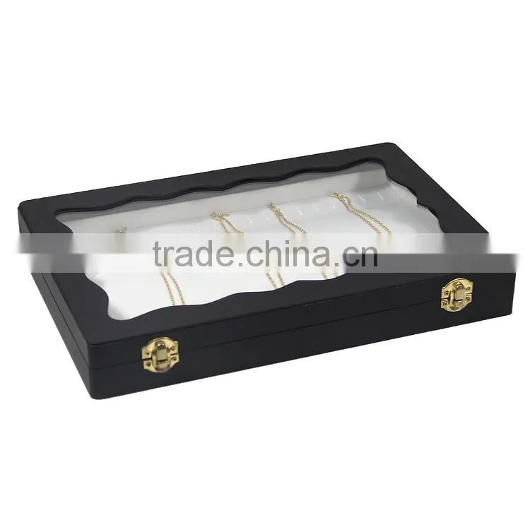 Leather Necklace Tray bracelet display(HZ-15)