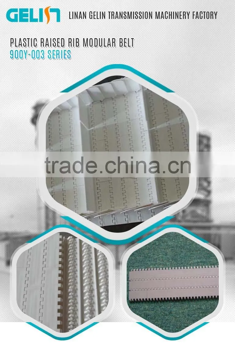 900Y-003 series plastic packing machine flat top chain scarp conveyor belt