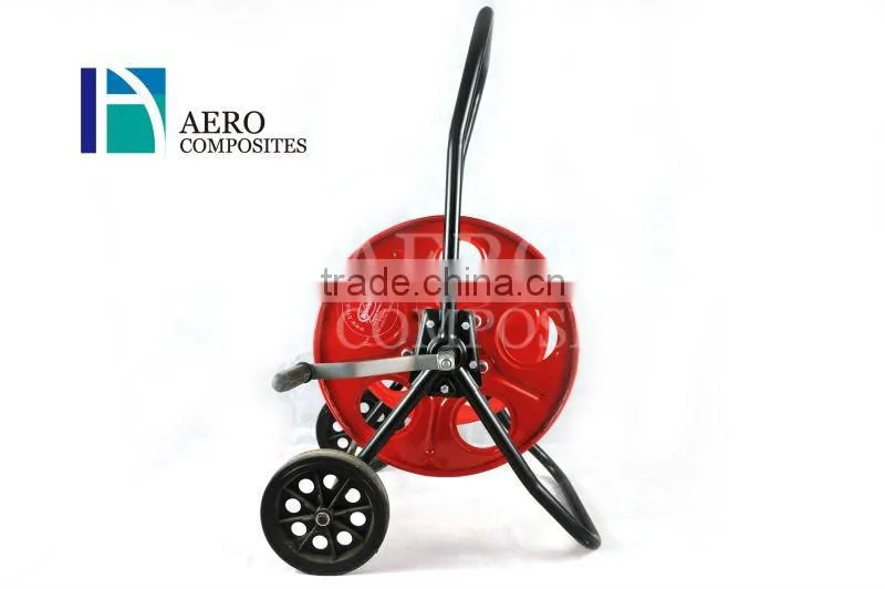 50M hose reel with painting steel handle