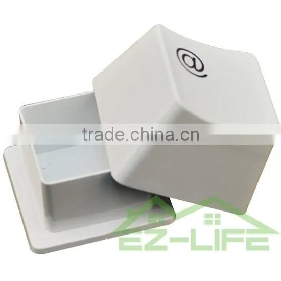 multi function plastic for sale custom clear PP keyboard storage box for makeup string snap-fastener