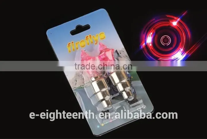 2016 New diamond shape flash 7 Color Wheel Neon LED Car Tyre Valve Cap Masonry auto Light Lamp Bulb