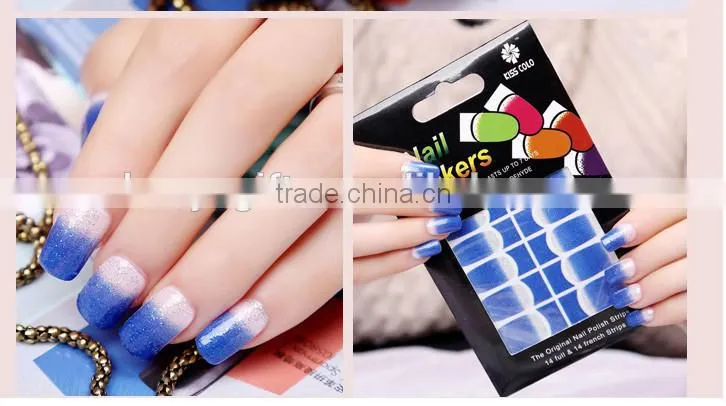 High quality gradient color nail sticker, Gradient nail stick Fashion Nail art