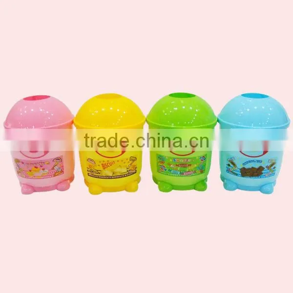 Plastic Home Mini Dustbin/Frog Shape Paper Towel Tube