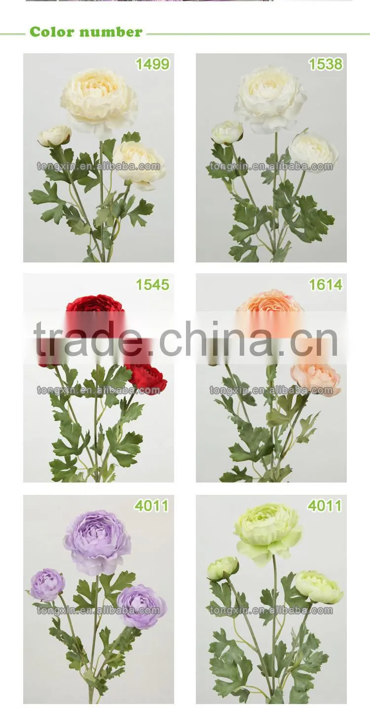 silk ranunculus flower wholesale general decorated flower arch silk flower manufactory