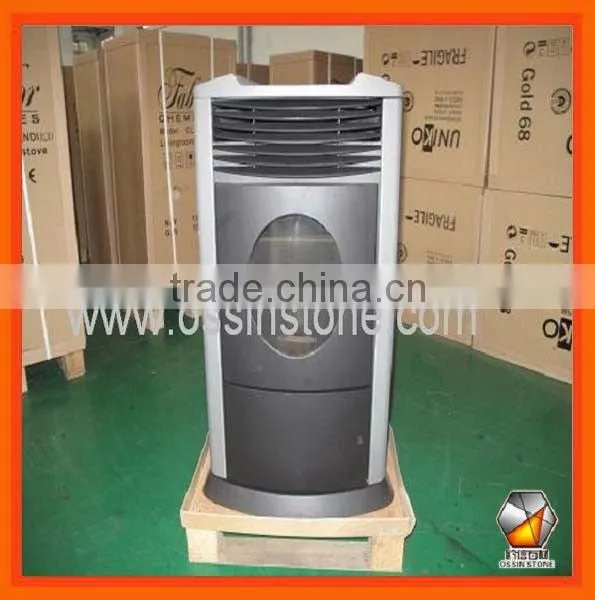 White color wood pellet burning stoves with CE