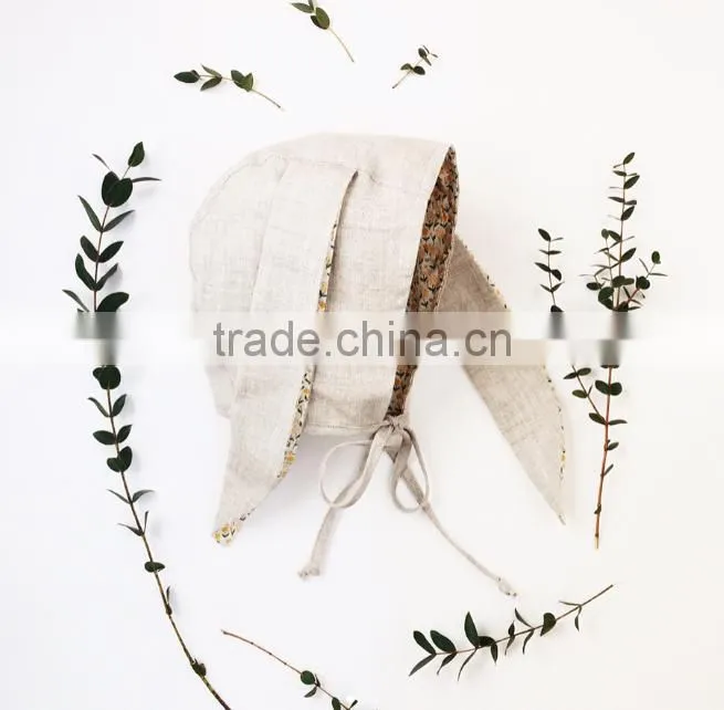 New Arrivals Cute Girl Special Birthday Gifts Rabbit Bonnets Good Quality Baby Bonnet