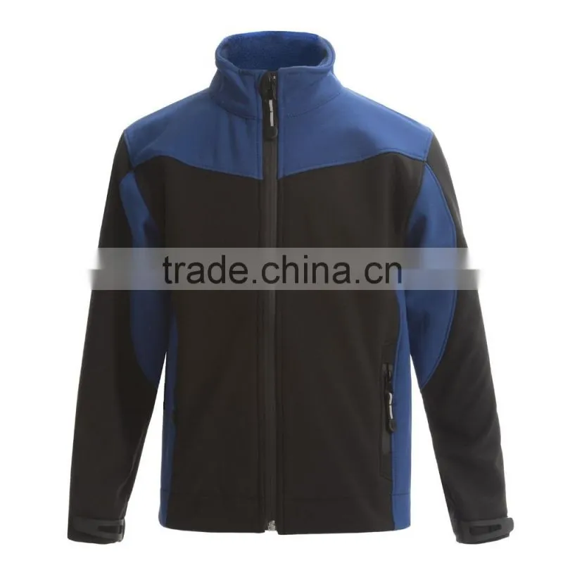 professional outdoor camping windproof zipper custom soft shell jacket