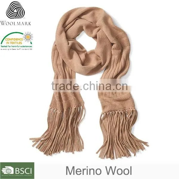 Wholesale 100% cashmere scarves, factory supply knitting scarf
