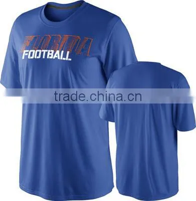 custom men's blue t shirt moisture wicking
