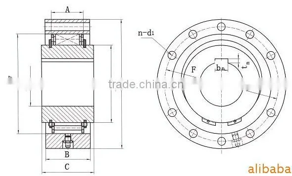 Sprag Freewheel Bearing ringspann one way clutch bearing CKF-A FXM
