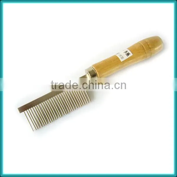 Wholesale Wooden Handle and Metal Teeth Hair Brush Comb For Home or Salon
