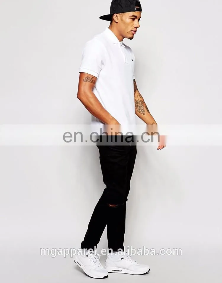 2016 Latest t shirt design high quality mens cotton polo shirt