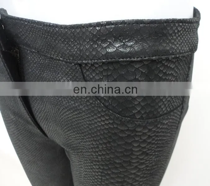 Sexy Picture Leather Leggings Women Stretch pants Leather Leggings