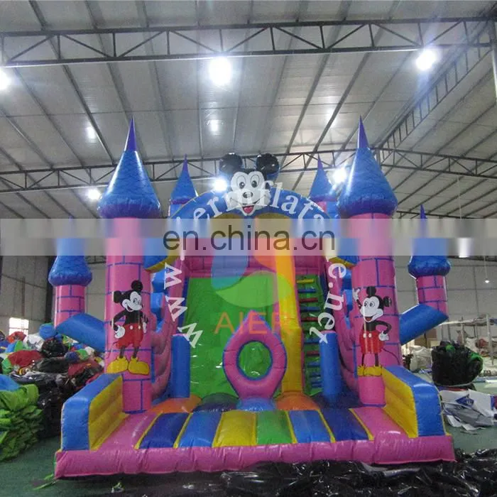 New Design Cartoon inflatable slide for sale,inflatable kids bouncer game,inflatable slide for kids