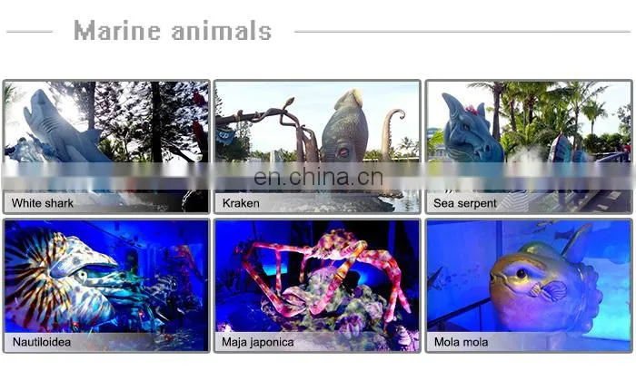 Realistic 3D Rubber Shark Model Robotic Shark