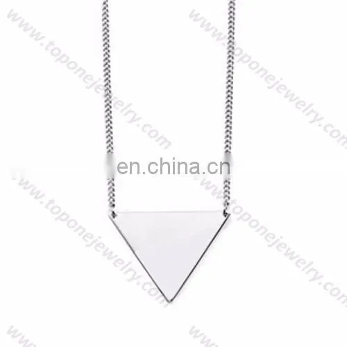 wholesale simple designs gegraveerd vliegend hart ketting stainless steel necklace